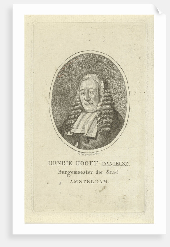 Portrait of Henry Hooft Danielsz by Gerrit Konsé