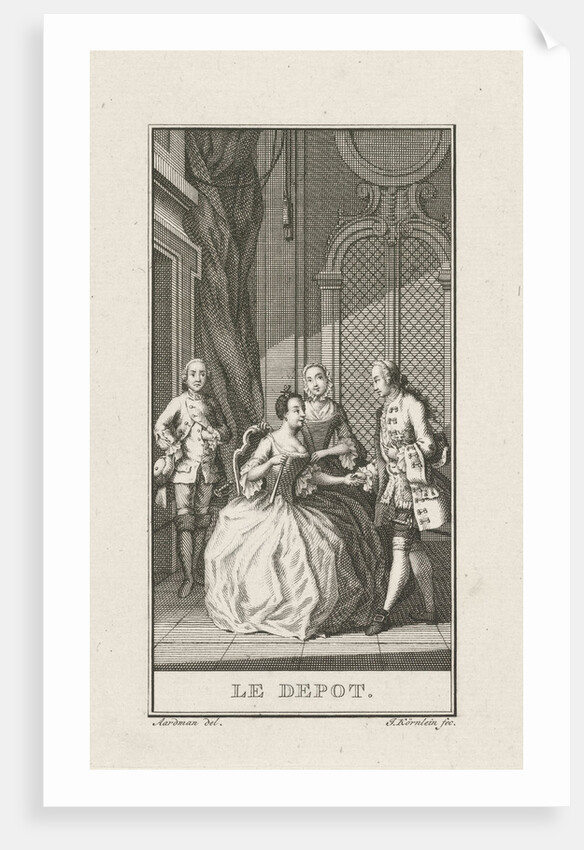 The visit by Johannes Kornlein