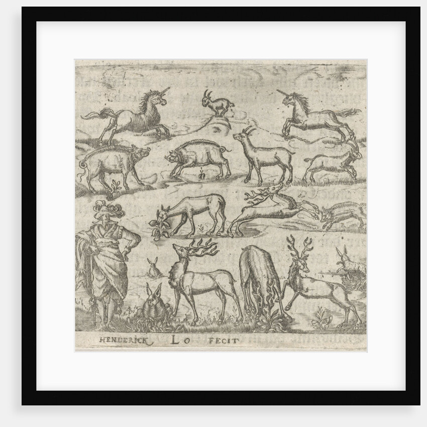 Various beasts by Hendrick Lodewyck