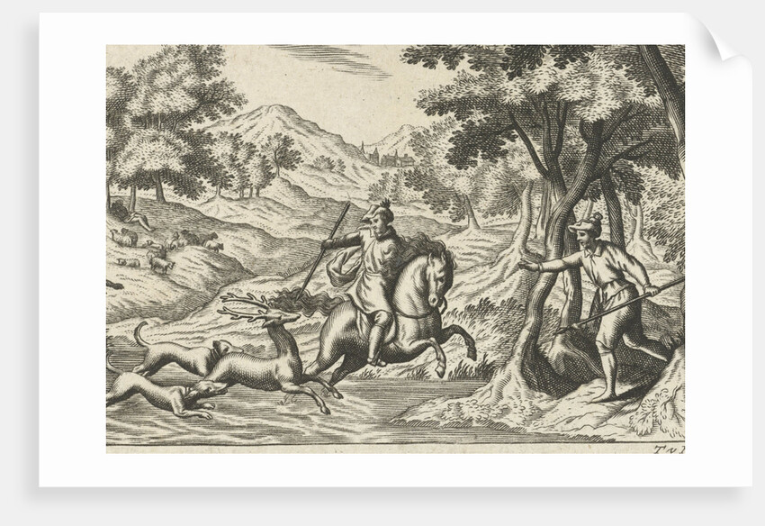 Deer Hunting by Theodor van Merlen II