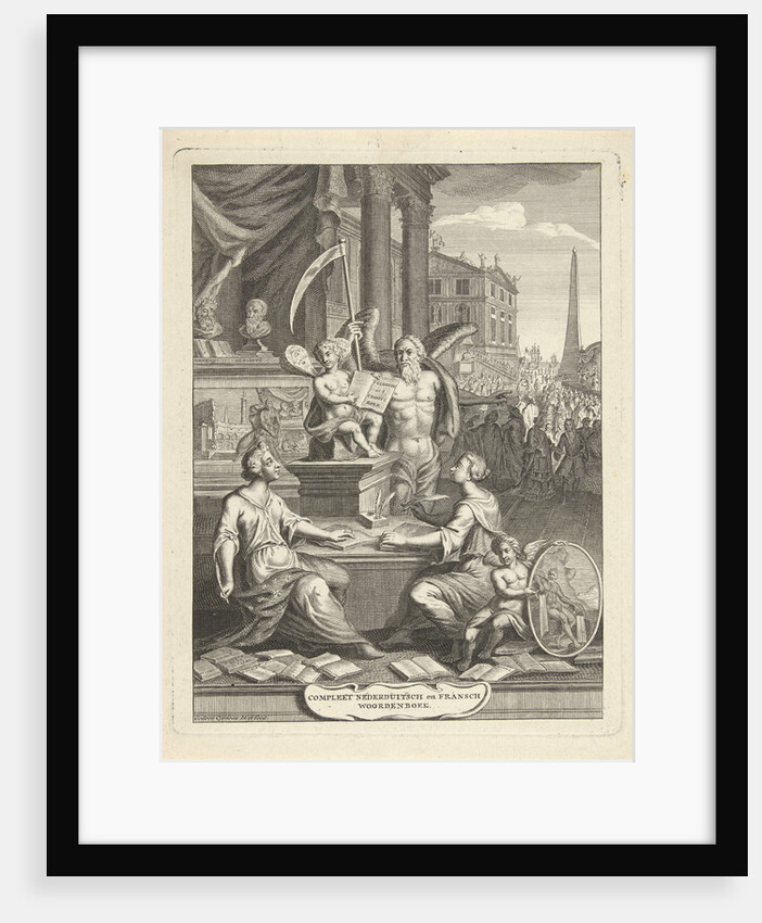 Title page of 'Complete Nederduitsch and French Dictionary' by Gideon Quineau