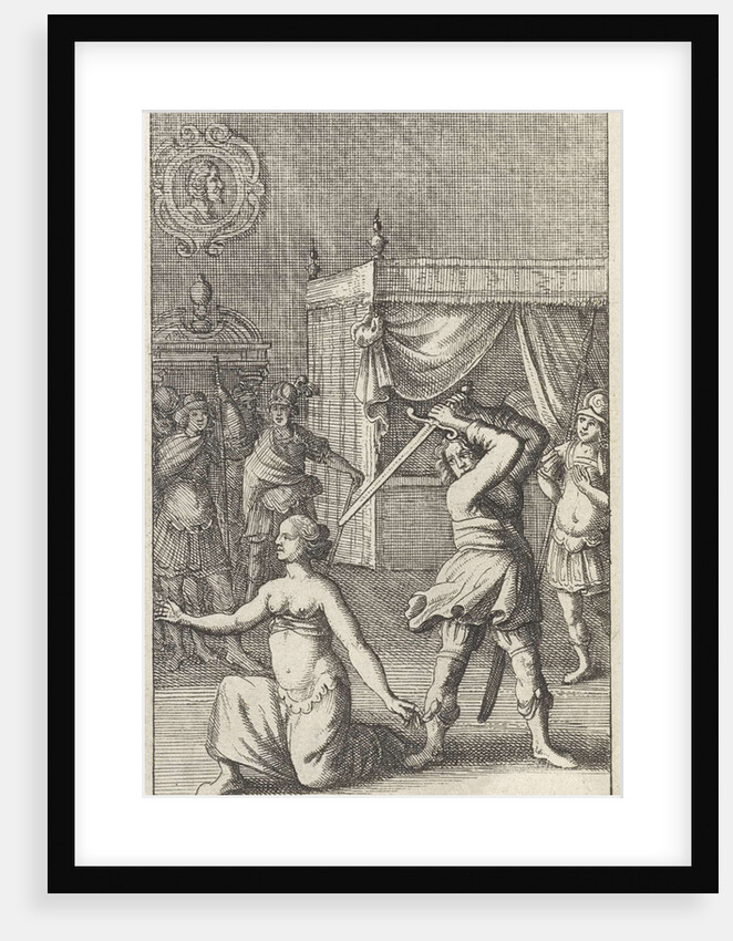 Woman is decapitated in a bedroom by Gerrit van Goedesberg