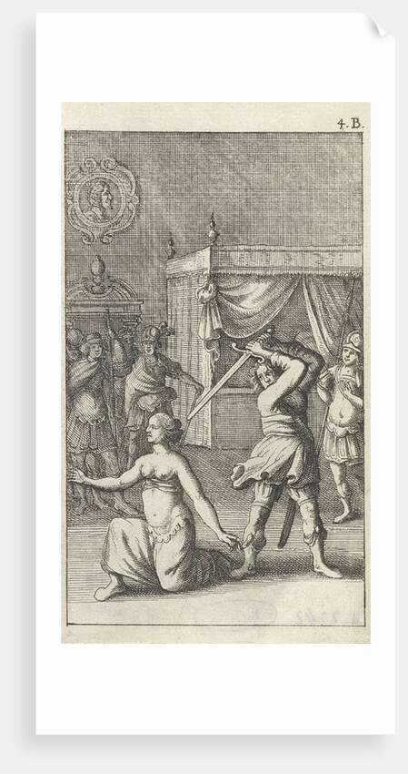 Woman is decapitated in a bedroom by Gerrit van Goedesberg