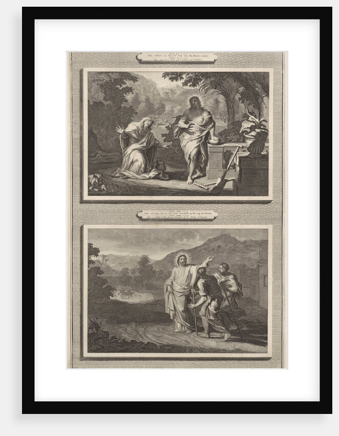 Two appearances of Christ after the resurrection by Laurens Scherm