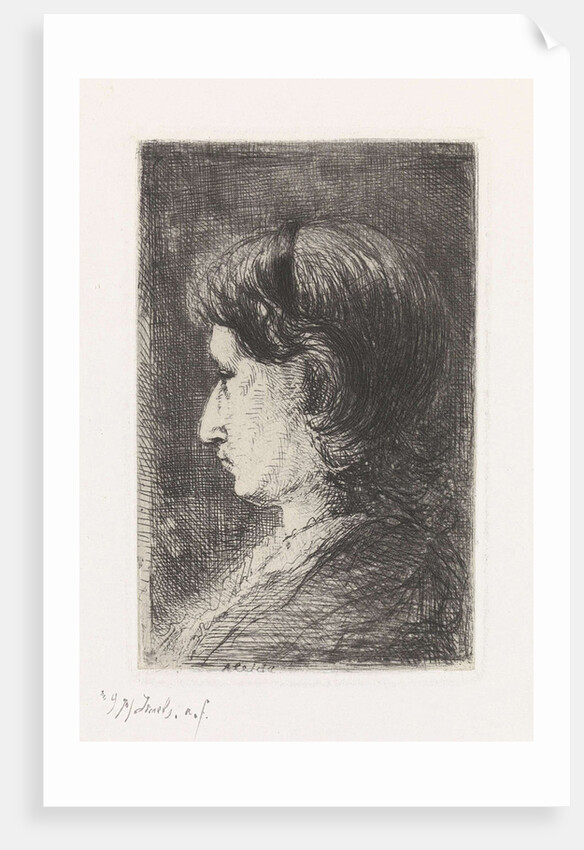 Portrait of Aleida Schaap by Jozef Israëls