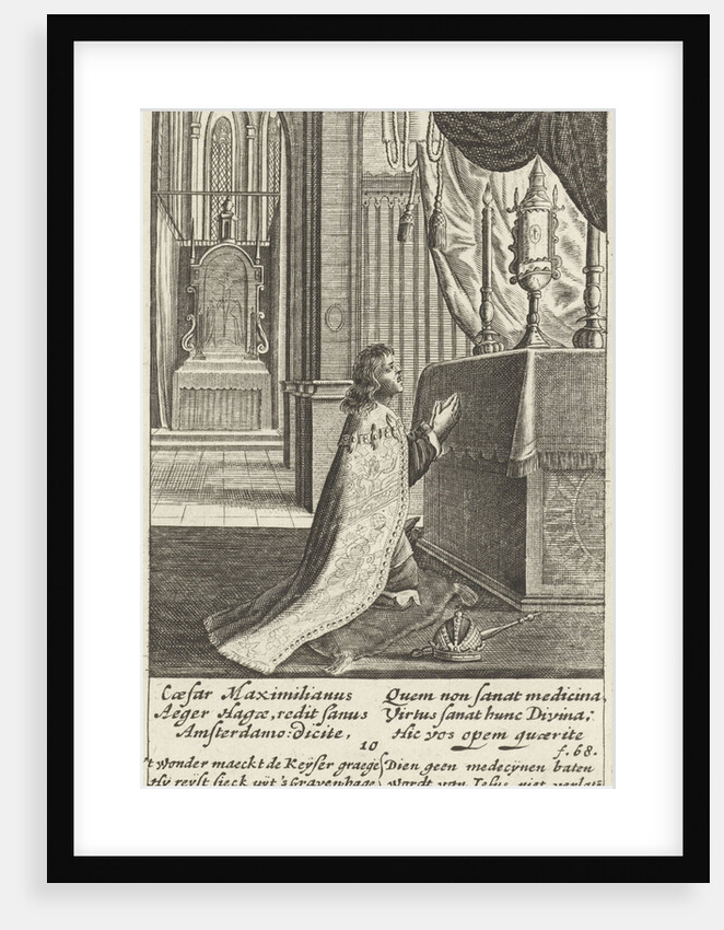 Emperor Maximilian pray before the Blessed Sacrament, 10 by Henry Aertssens