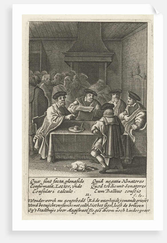 Board meeting where the miracle is sealed, 11 by Hendrik Aertssens