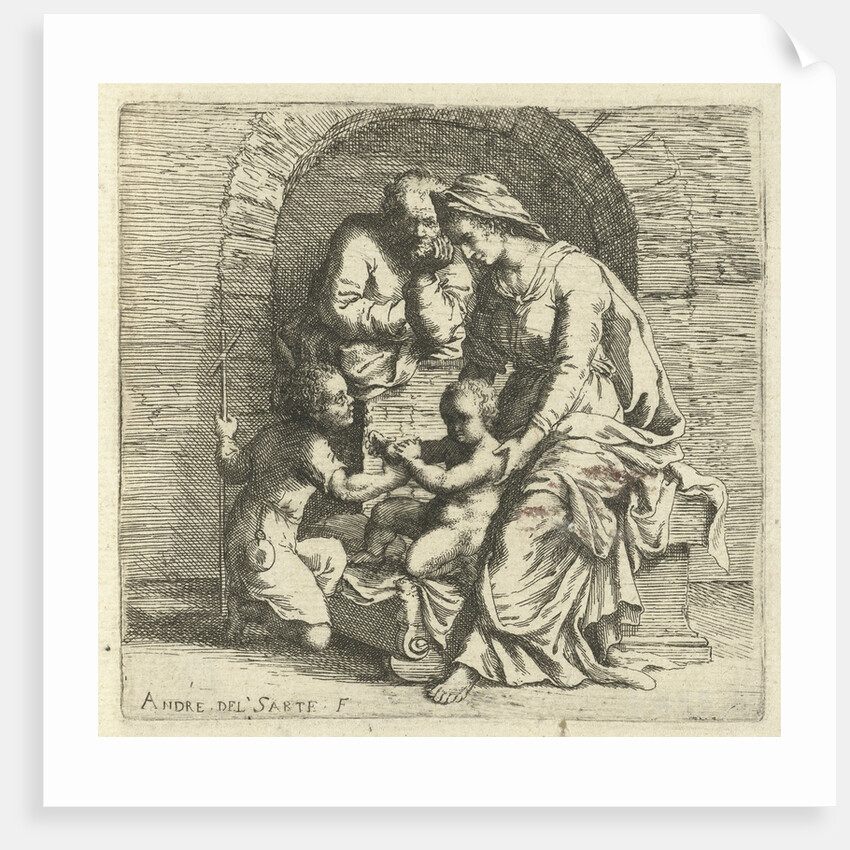 The Holy Family with John the Baptist by Andrea del Sarto