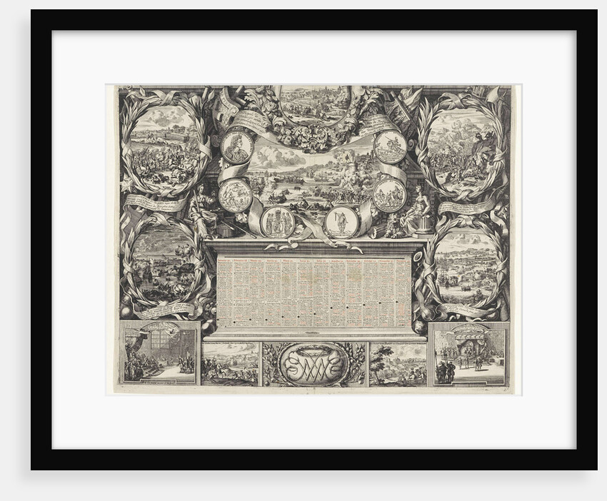 victories of King William III in Ireland (lower half), 1690 by Daniel de Lafeuille