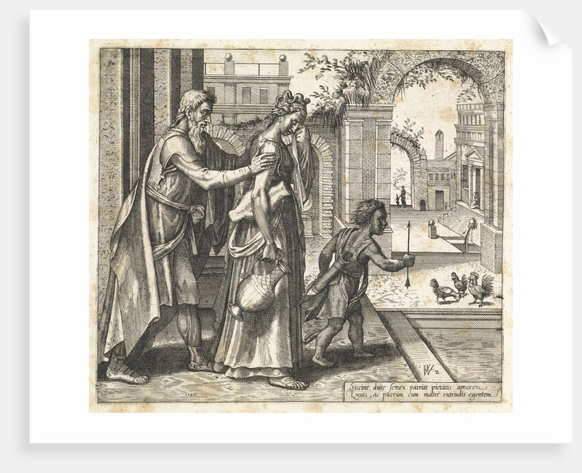 Expulsion of Hagar and Ishmael by Willem Thibaut