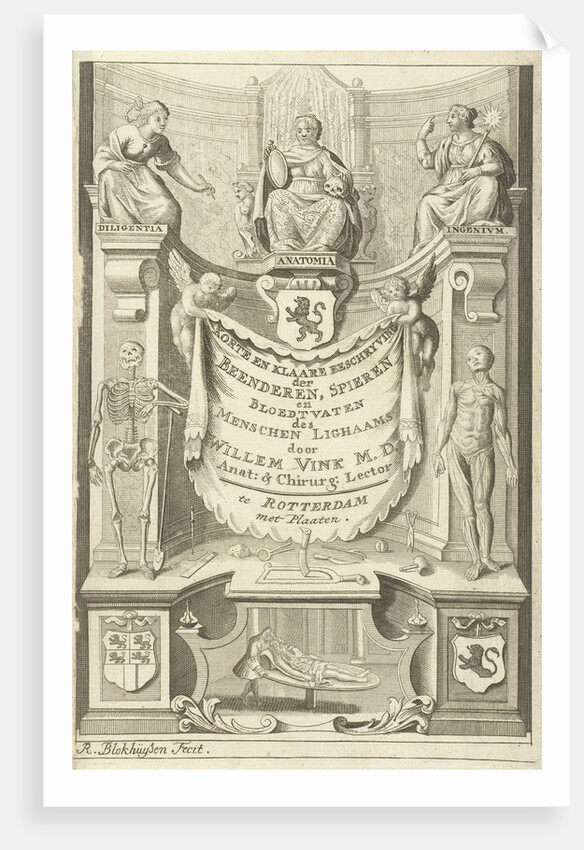 Allegory of the anatomy by Reynier Blokhuysen
