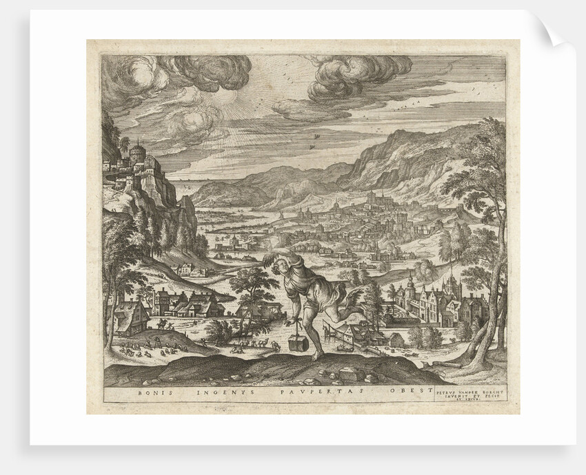 Poverty hinders the progress of ingenious minds by Pieter van der Borcht I