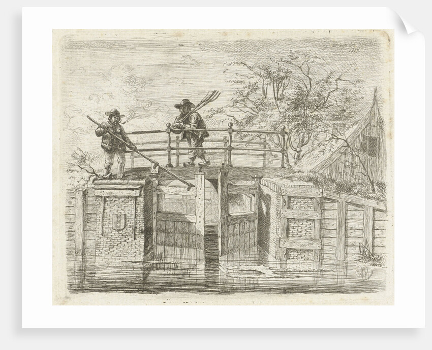 Lock at Amsterdam by D. van den Bosch