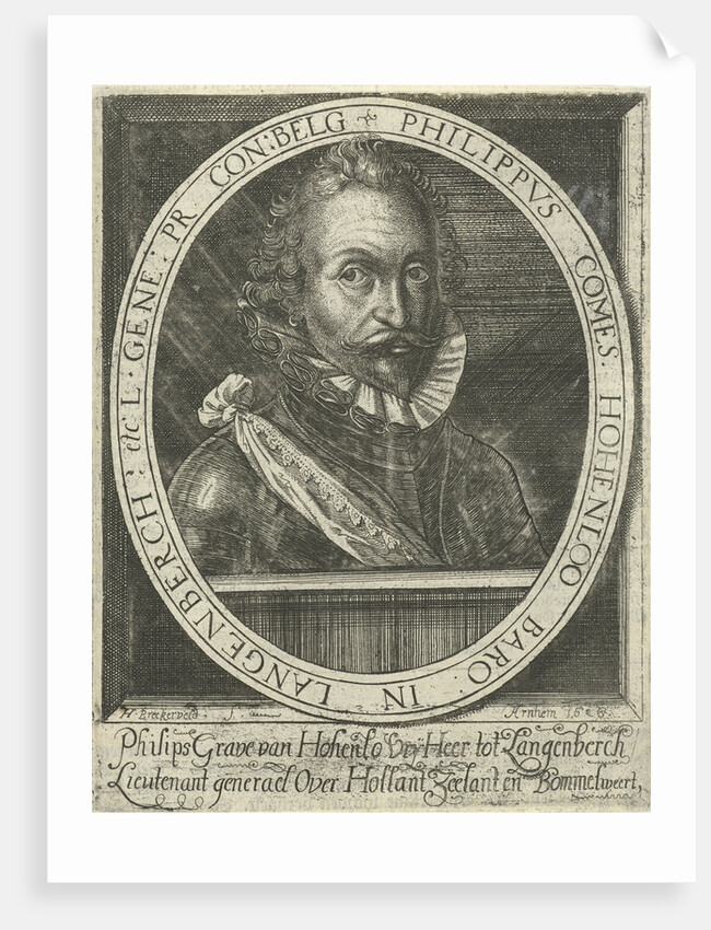 Portrait of Philip Count zu Hohenlohe Langenburg by Anonymous