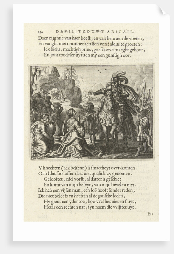 David and Abigail by Daniël van den Bremden