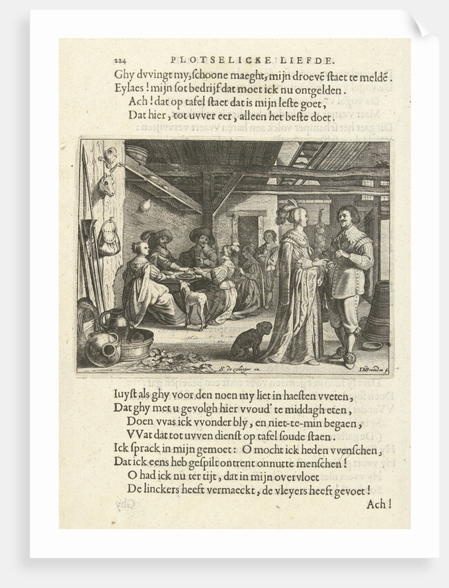 Actaeon and Jolinde by Daniël van den Bremden