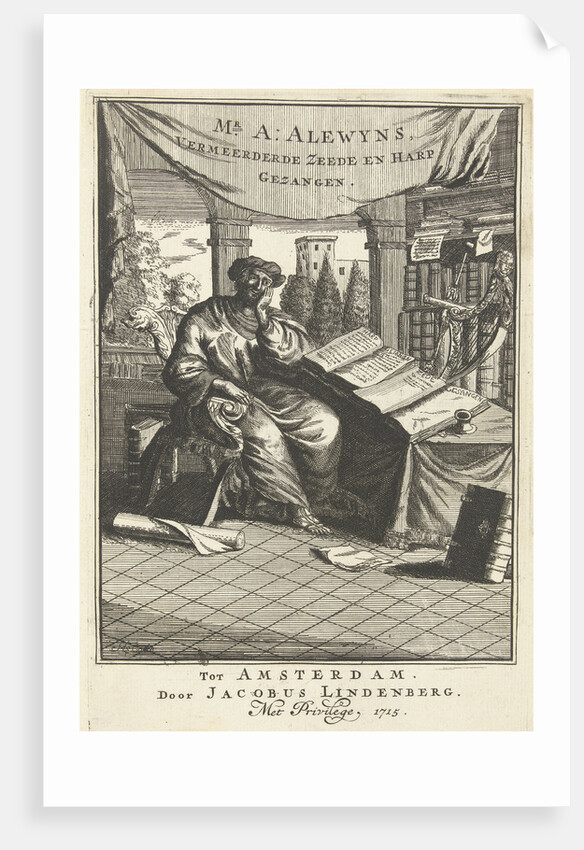 Poet at work by Caspar Luyken