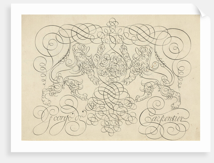 Sample Writing consisting of curls by Anonymous