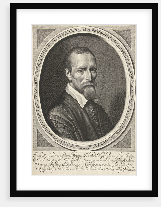 Portrait of Johannes van der Wiele Stalpaert Willem Jacobsz by Johan Dircksz van Nes