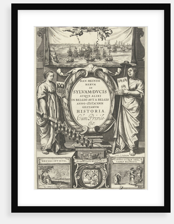 Title page for D. Heinsius Rervm ad Sylvam-Dvcis atqve alibi in Belgio avt a Belgis anno M DCXXIX gestarvm historia. 1631 by Anonymous