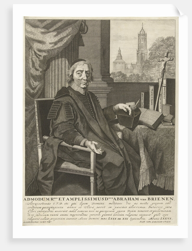 Portrait of Father Abraham Briemen by Arnold van den Eynden