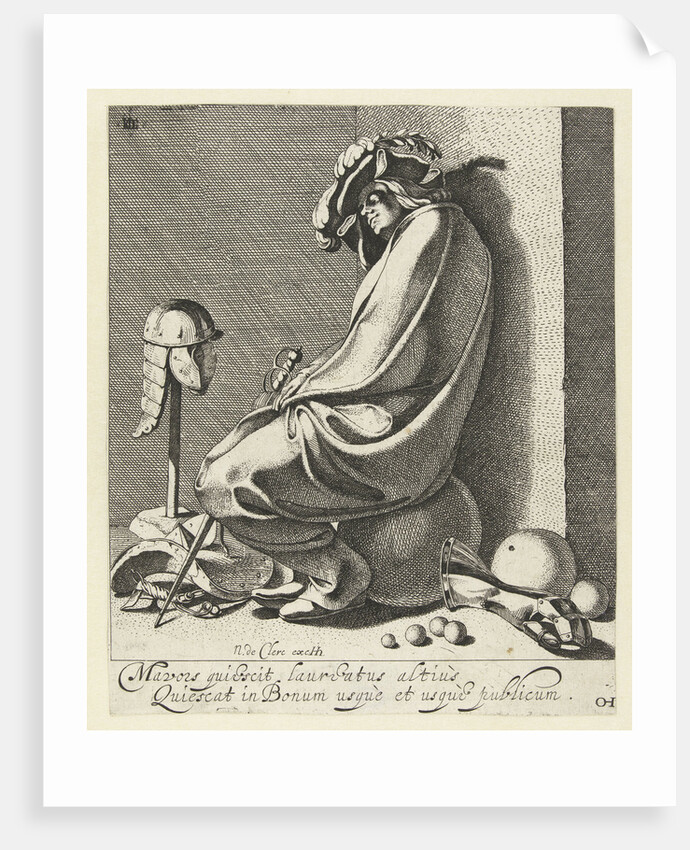 Sleeping Mars by Hendrick Hondius I