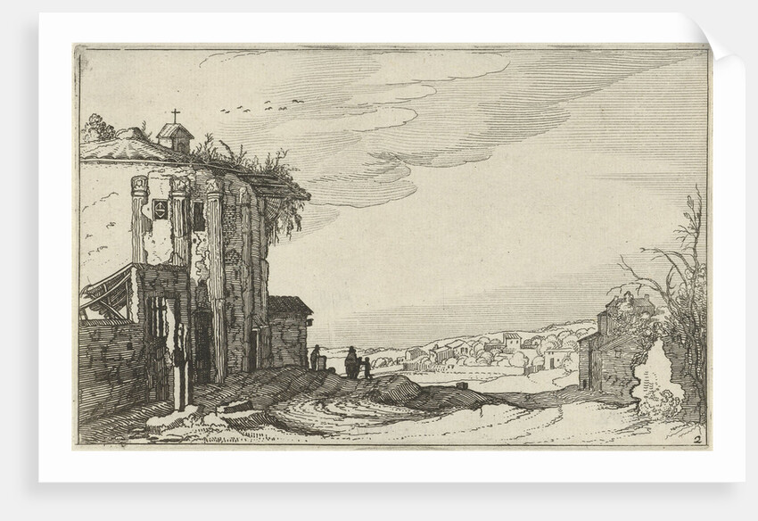 Ruin with Corinthian columns by Claes Jansz. Visscher II