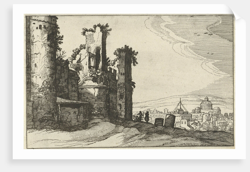 View of Rome from Monte Pincio by Claes Jansz. Visscher II
