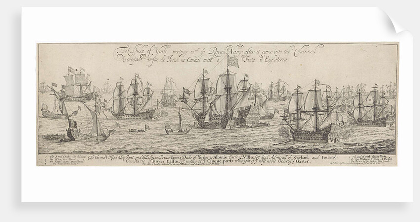 The ships of the Duke of York to meet the ships of the Royal Navy, by Dirk Stoop