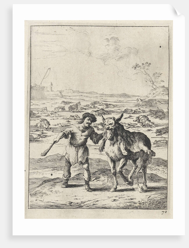 Fable of the donkey with the lion skin by John Ogilby