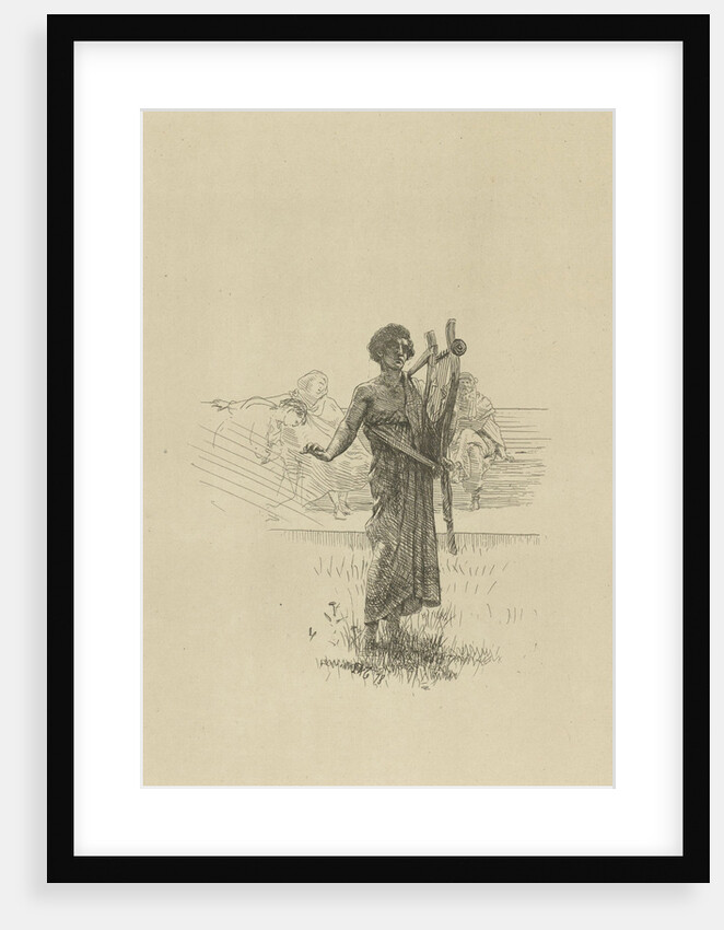 Sketch for the improviser by Lawrence Alma Tadema