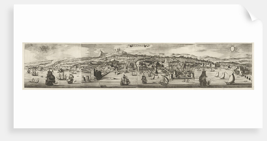 View of Naples by Jan van de Velde II
