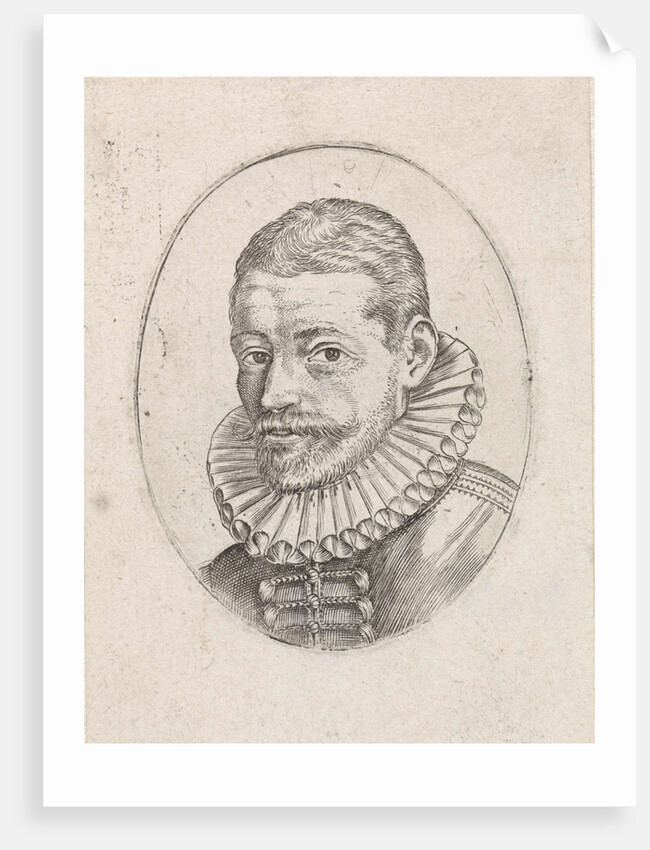 Portrait of the merchant Hans Felbier by Hendrick Goltzius