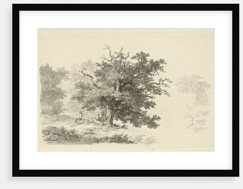 Company under an oak by Remigius Adrianus Haanen