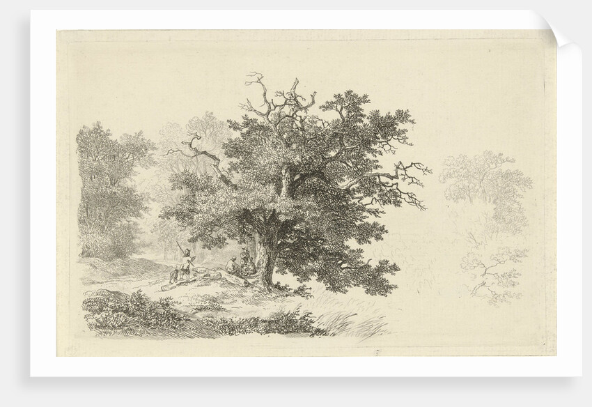 Company under an oak by Remigius Adrianus Haanen