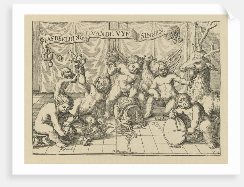 Figure Vande vyf sinnen by Anonymous