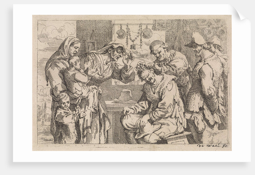 The village surgeon by Jan Baptist de Wael