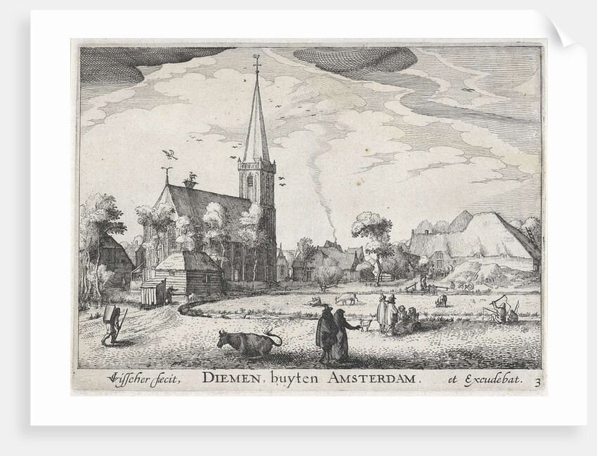 View Diemen by Claes Jansz. Visscher II