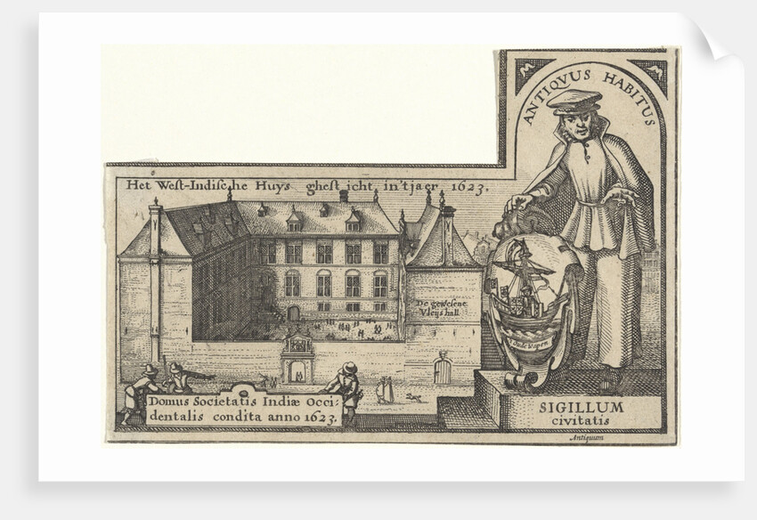 West India House in Amsterdam by Claes Jansz. Visscher II