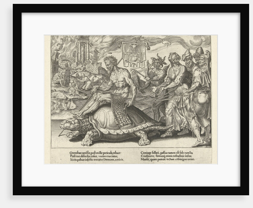 Triumph of Job by Joannes Galle