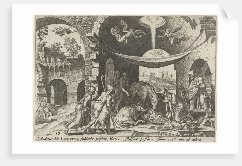 Adoration of the Shepherds by Philips Galle