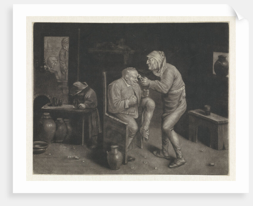 Keisnijder, doctor, The Extraction of the Stone by Jan van der Bruggen