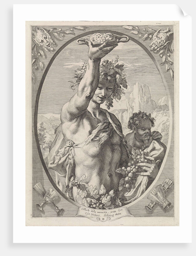 Bacchus by Jan Saenredam
