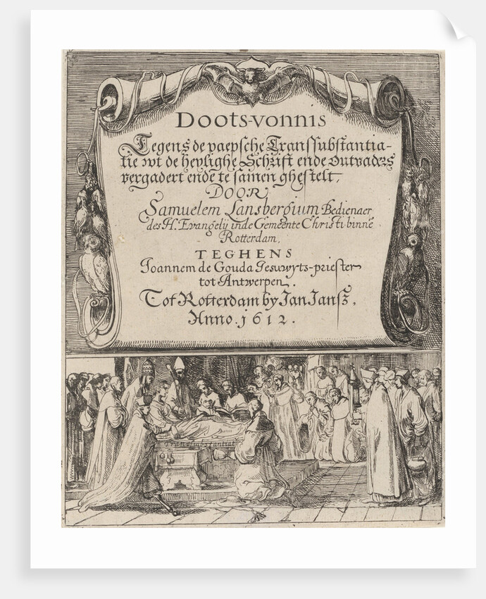 On the Catholic doctrine of transubstantiation, 1612 by Anonymous