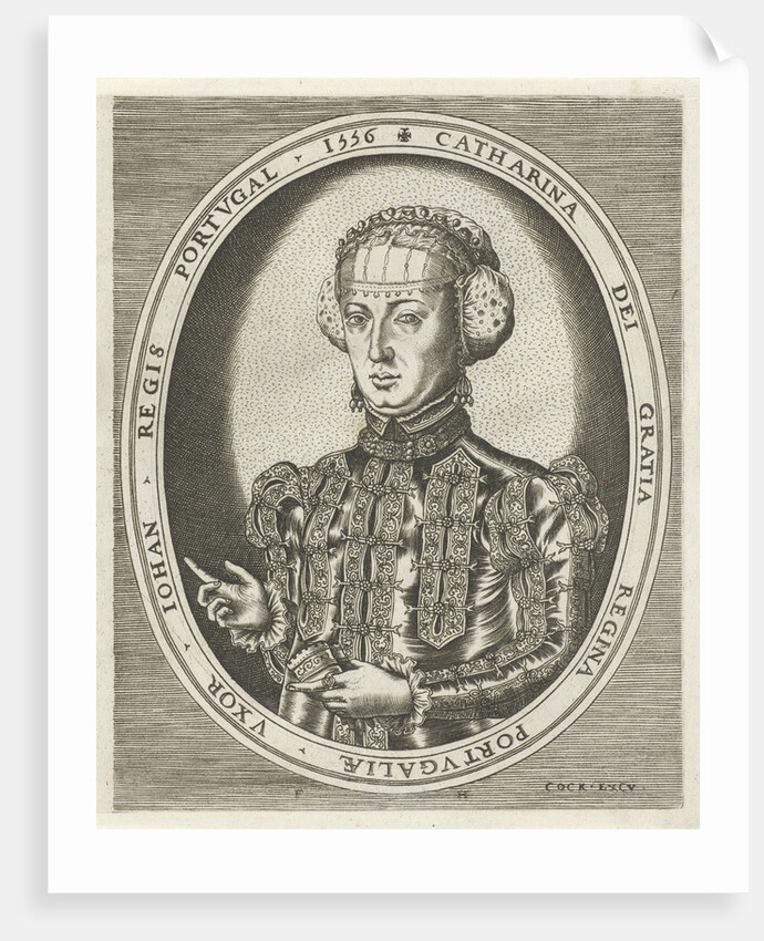 Portrait of Catherine of Habsburg by Hieronymus Cock