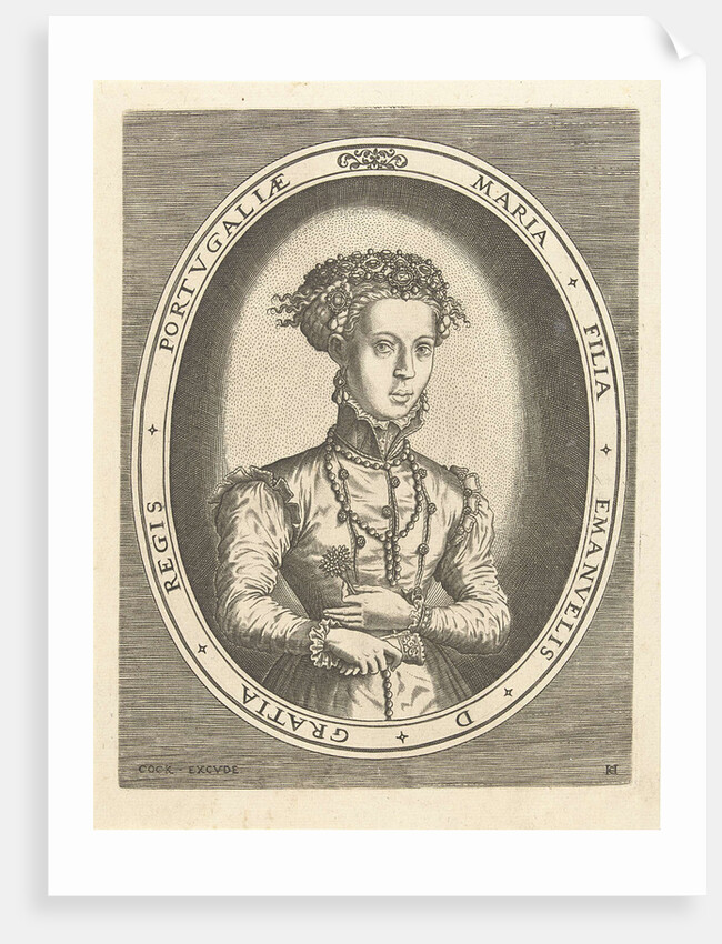 Portrait of Princess Maria of Portugal by Hieronymus Cock