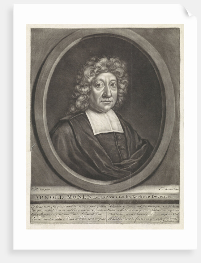 Portrait of Arnold Moonen (version A) by Johannes Vollenhove