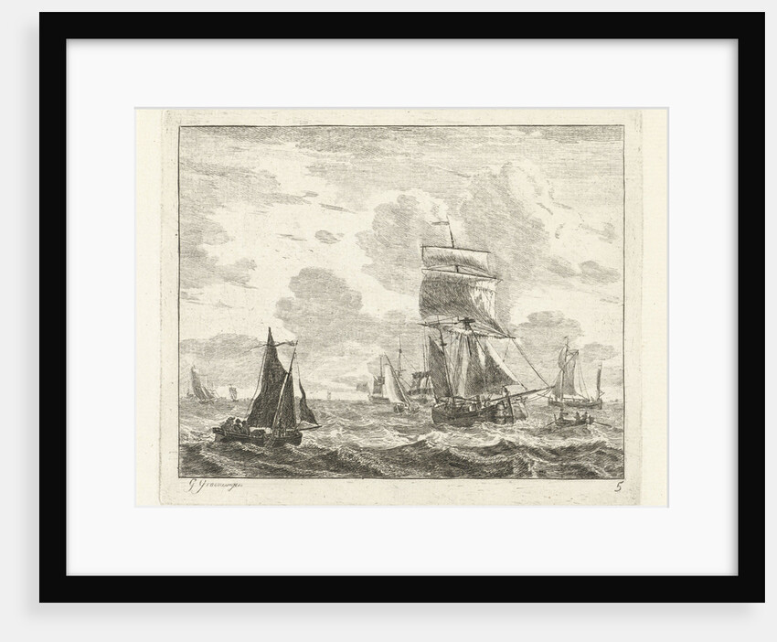 Sailing on troubled water by Gerrit Groenewegen