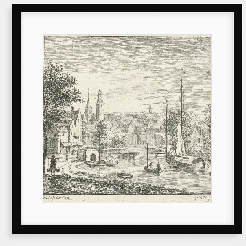 Outside the Gate Tolsteeg Utrecht by Anthonij van der Haer