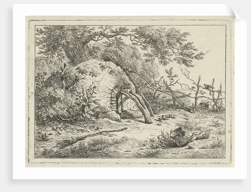 Oven with brooms by Hermanus Fock